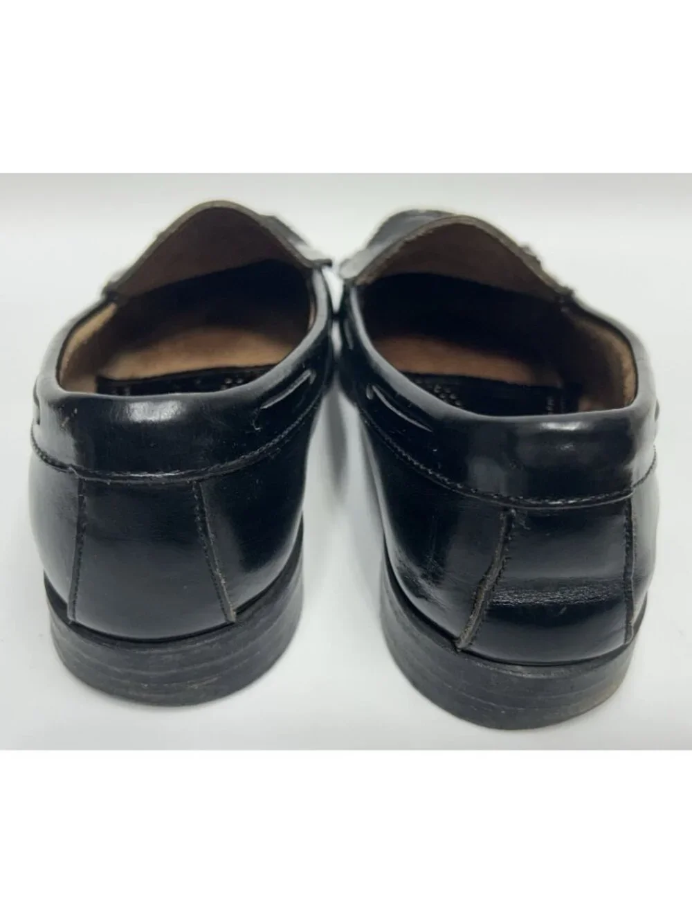 G.H. Bass Weejuns Tassel Loafers Men’s Sz 11.5 D Black Leather Kiltie Fringe USA